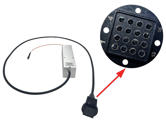 1&times;16 多模光開(kāi)關(guān)（可見(jiàn)光波段，陣列輸出） - 廣西科毅光通信